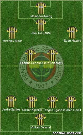 Fenerbahçe SK Formation 2011