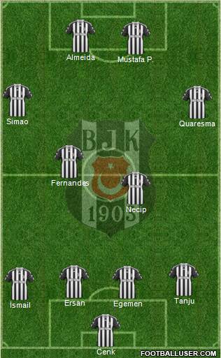 Besiktas JK Formation 2011