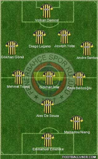 Fenerbahçe SK Formation 2011