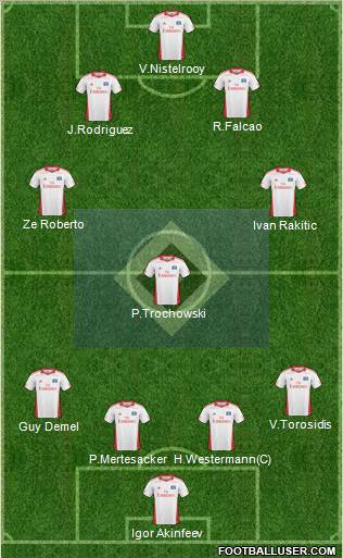 Hamburger SV Formation 2011