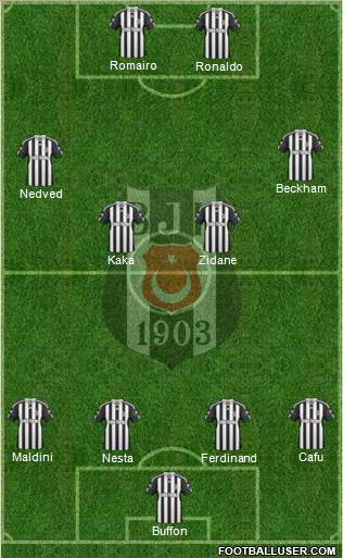Besiktas JK Formation 2011