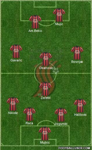 FK Sloboda Tuzla Formation 2011