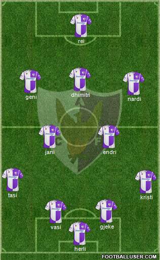 Centro Atlético Fénix Formation 2011