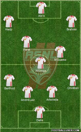 A.S. Nancy Lorraine football formation