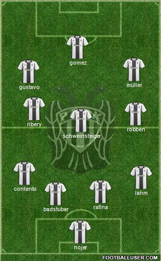 AS PAOK Salonika Formation 2011