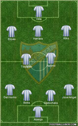 Málaga C.F., S.A.D. Formation 2011