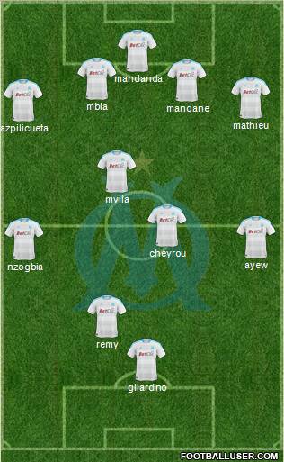Olympique de Marseille Formation 2011