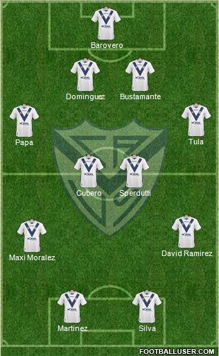 Vélez Sarsfield Formation 2011