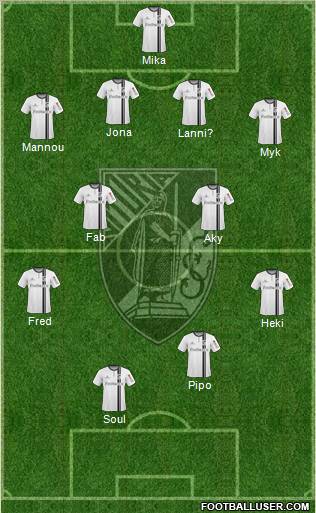 Vitória Sport Club Formation 2011