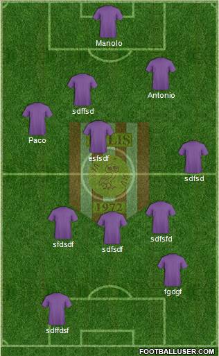 KS Bylis Ballsh 5-3-2 football formation