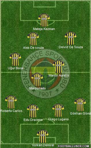 Fenerbahçe SK Formation 2011