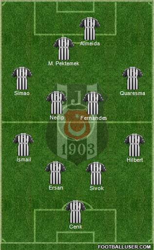 Besiktas JK Formation 2011