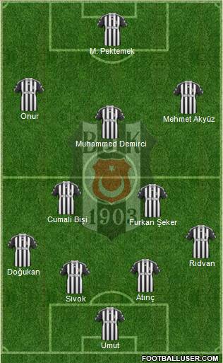 Besiktas JK Formation 2011