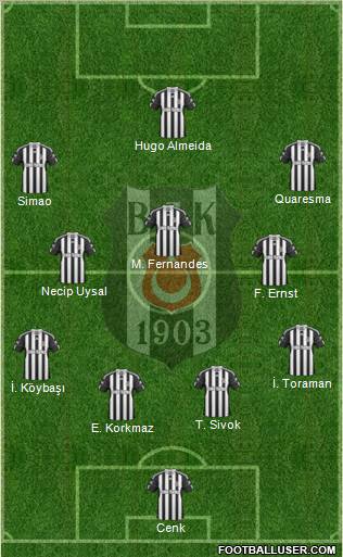 Besiktas JK Formation 2011