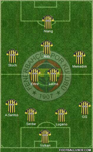 Fenerbahçe SK Formation 2011