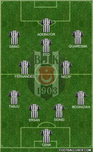 Besiktas JK Formation 2011