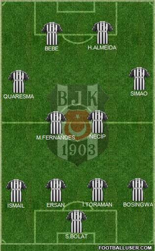 Besiktas JK Formation 2011