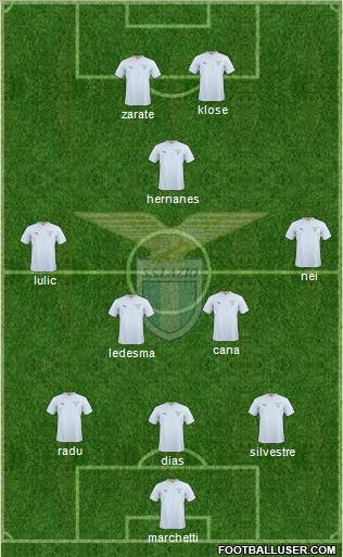 S.S. Lazio Formation 2011