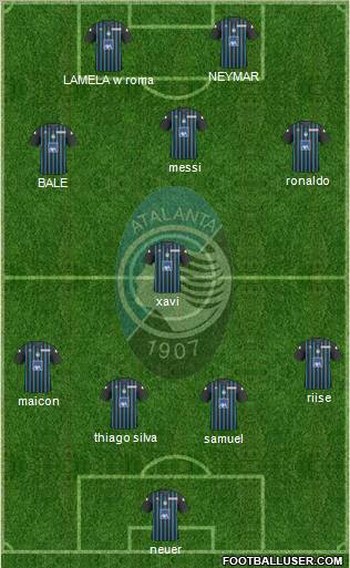 Atalanta football formation