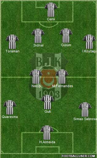 Besiktas JK Formation 2011