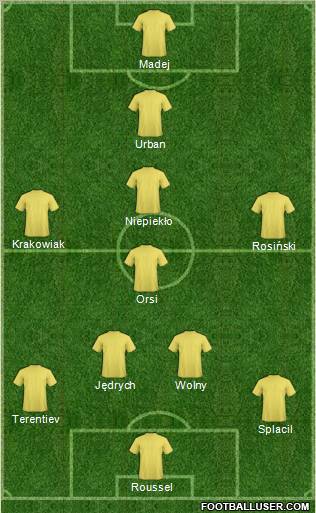 Pro Evolution Soccer Team Formation 2011