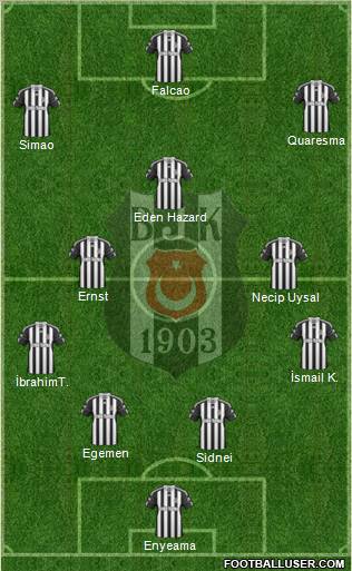 Besiktas JK Formation 2011