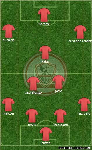 Zamalek Sporting Club football formation