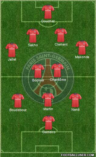 Paris Saint-Germain Formation 2011