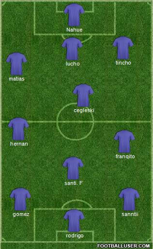 Pro Evolution Soccer Team Formation 2011