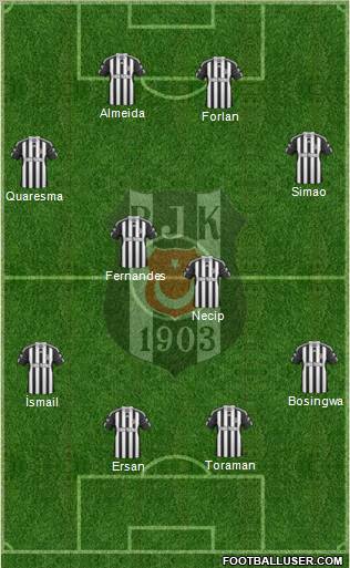 Besiktas JK Formation 2011