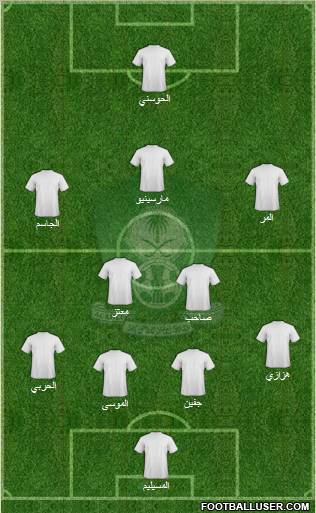 Al-Ahli (KSA) Formation 2011