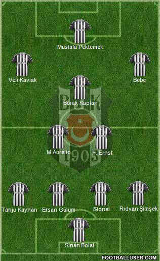 Besiktas JK Formation 2011