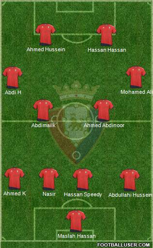 C. At. Osasuna Formation 2011