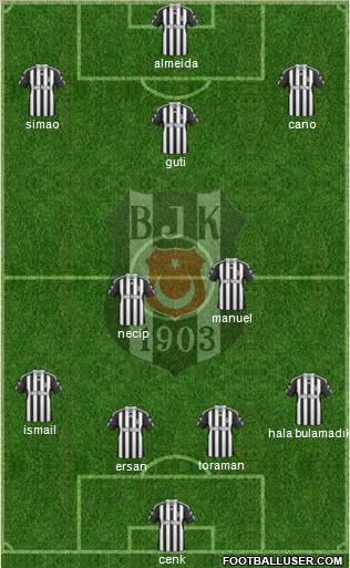 Besiktas JK Formation 2011