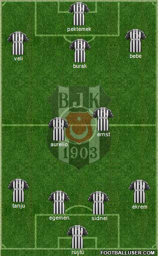 Besiktas JK Formation 2011