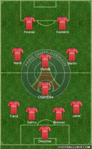 Paris Saint-Germain Formation 2011