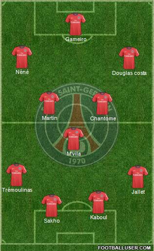 Paris Saint-Germain Formation 2011