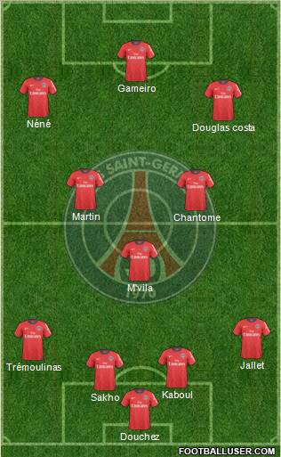 Paris Saint-Germain Formation 2011