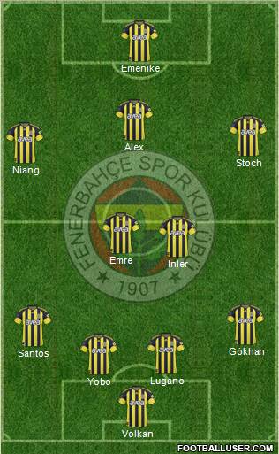 Fenerbahçe SK Formation 2011