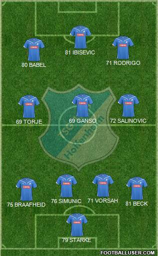 TSG 1899 Hoffenheim Formation 2011