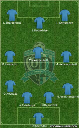 Dinamo Tbilisi Formation 2011