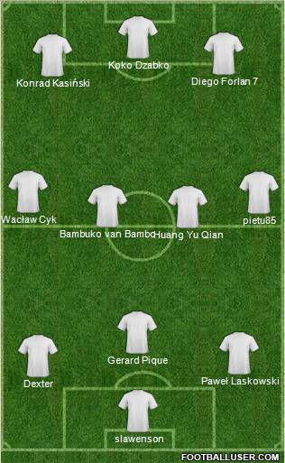 Ceramika Paradyz Formation 2011