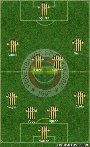 Fenerbahçe SK Formation 2011