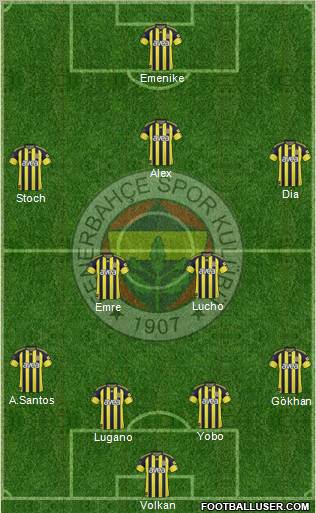 Fenerbahçe SK Formation 2011