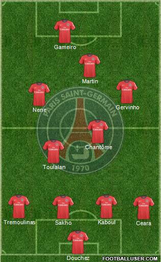 Paris Saint-Germain Formation 2011