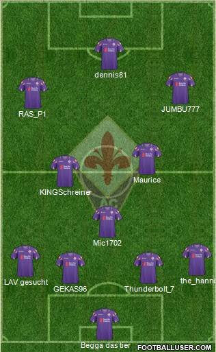 Fiorentina Formation 2011