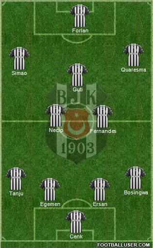 Besiktas JK Formation 2011
