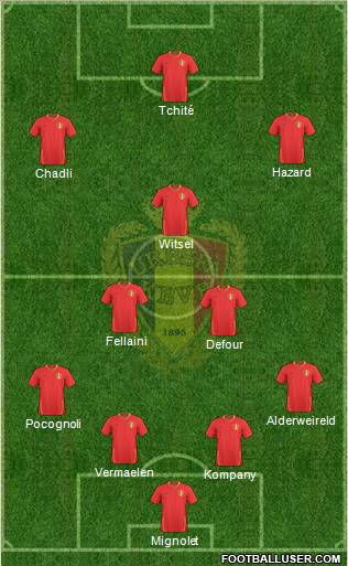 Belgium Formation 2011