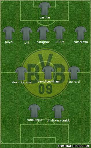 Borussia Dortmund Formation 2011