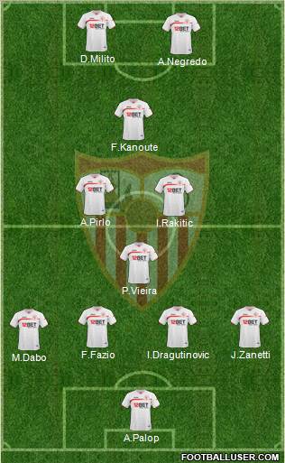 Sevilla F.C., S.A.D. Formation 2011